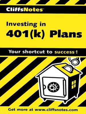 cover image of CliffsNotesInvesting in 401(k) Plans